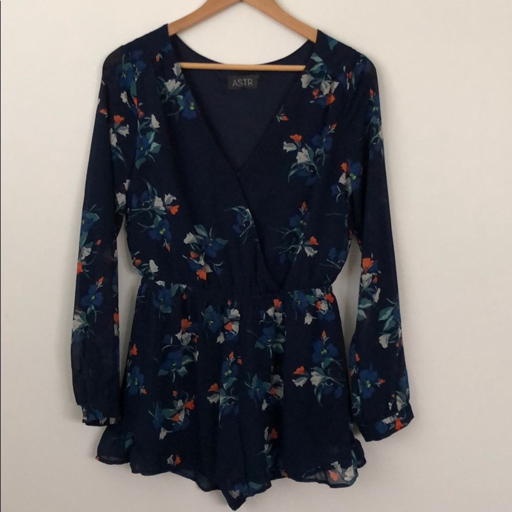 ASTR Floral Romper